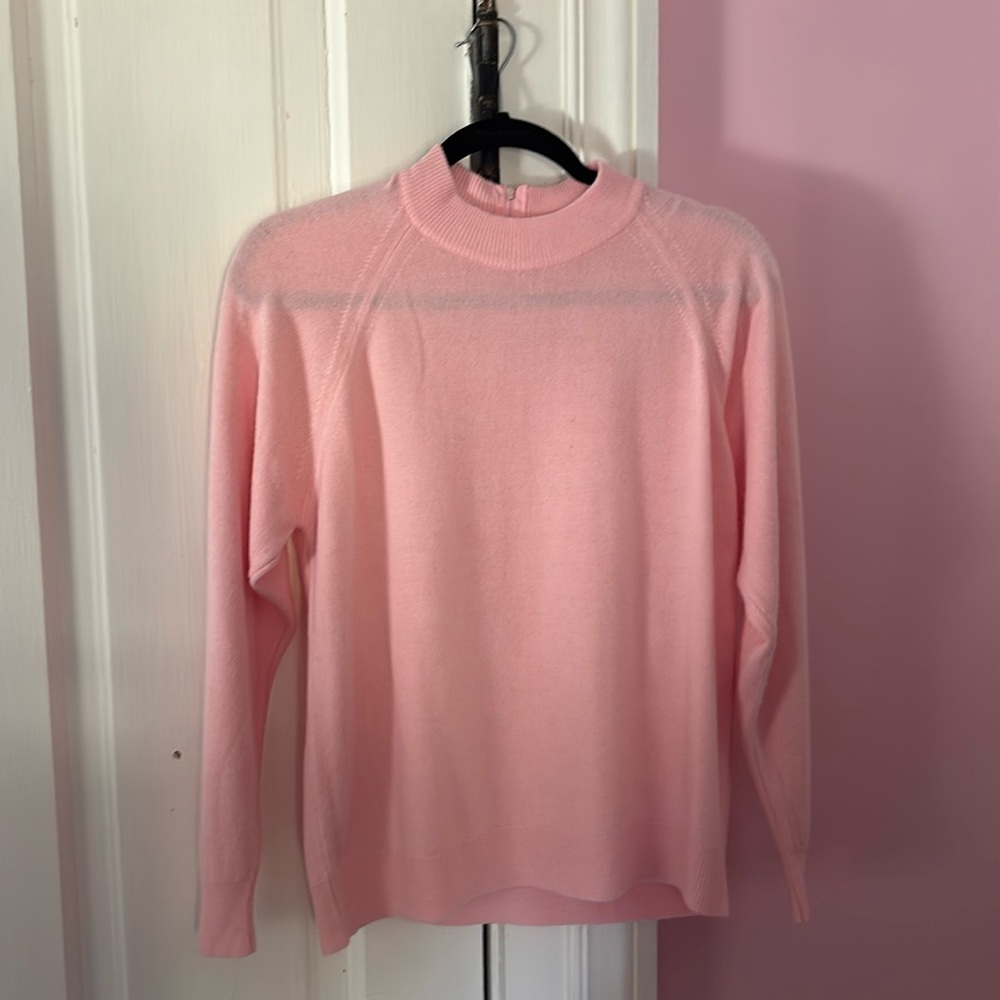Pink soft sweater